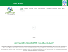 Tablet Screenshot of greenvisionindia.com